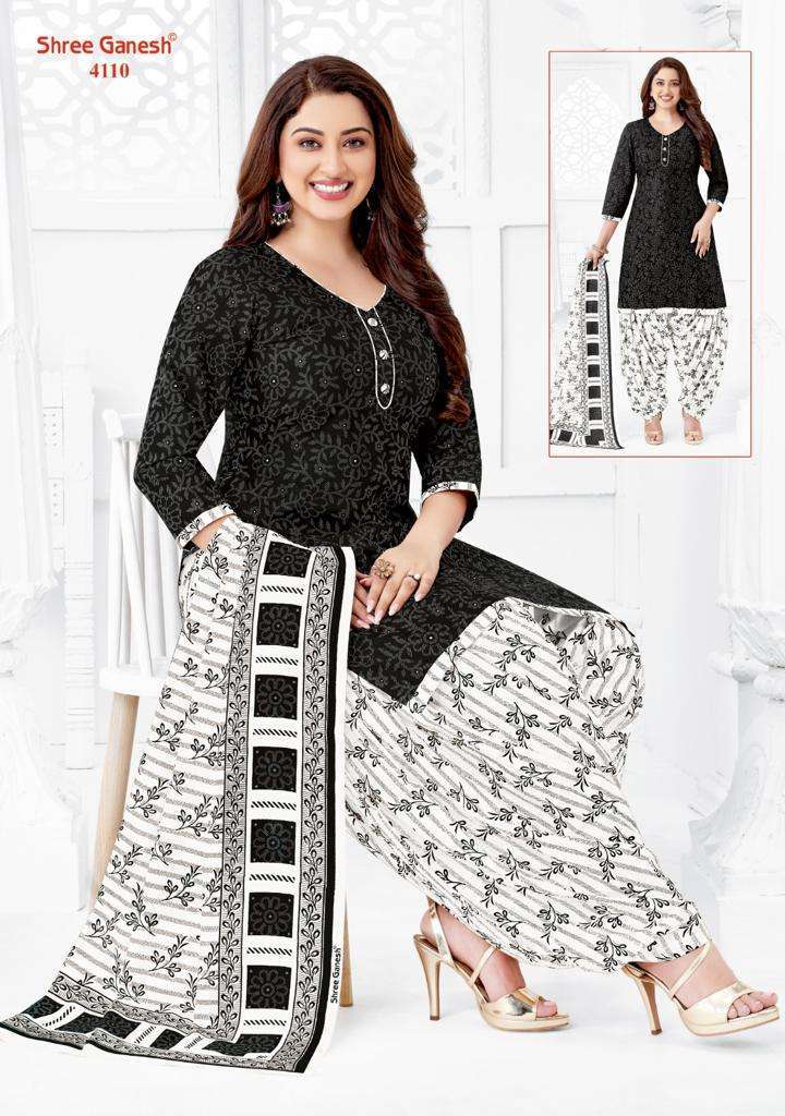 HANSIKA VOL 21 BY SHREE GANESH 4101 TO 4120 SERIES PURE COTTON PRINT DRESSES