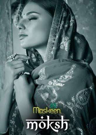 MASKEEN MOKSH BY MAISHA 9501 TO 9504 SERIES PURE DOLA JACQUARD WORK DRESSES